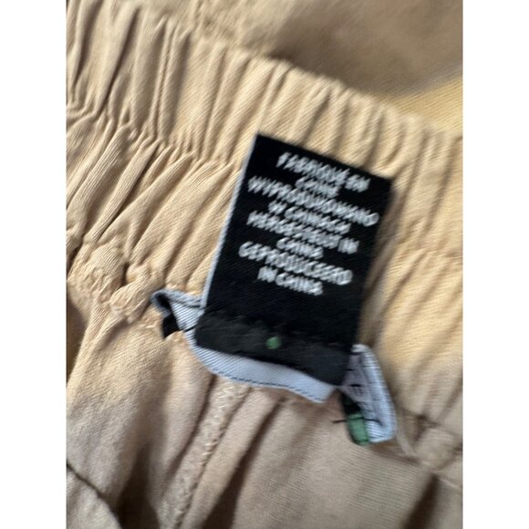 Sincerely Jules Linen Blend Tan Pants Size Medium Elastic Waist NWOT - Picture 5 of 10